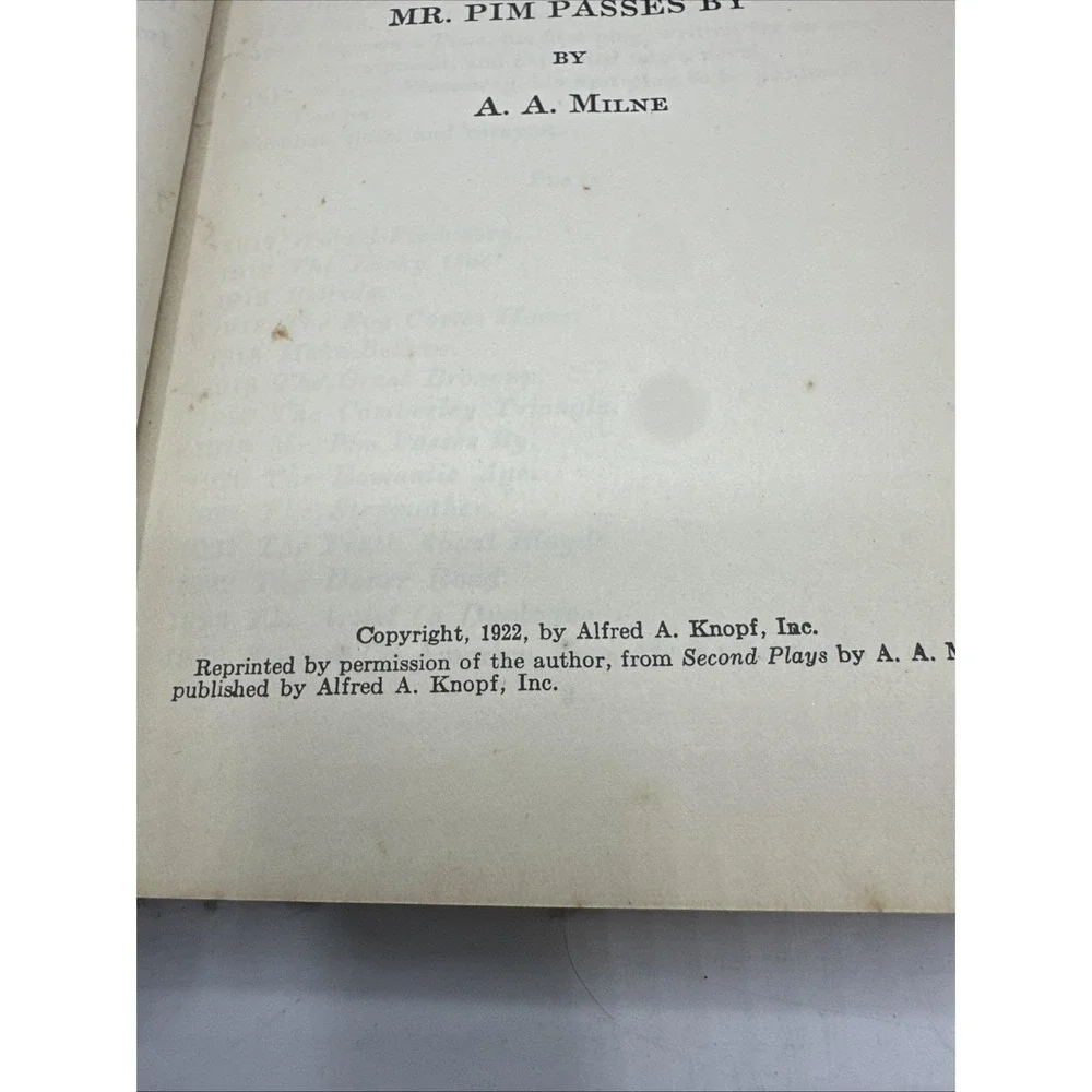 Contemporary Drama English and Irish Plays II Book by Watson & Pressey 1931 HC
